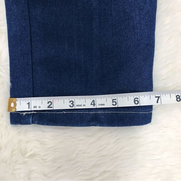 Vintage GITANO 80s High Rise Mom Jeans Tapered Leg Dark Wash Size 14 Tall Long - Picture 11 of 12